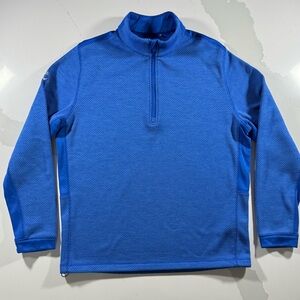 Callaway Weather Series Textured Quarter-Zip Sweater Size L